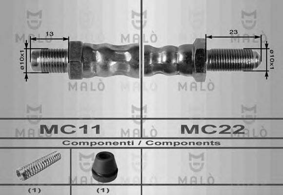 Тормозной шланг MALÒ 8587