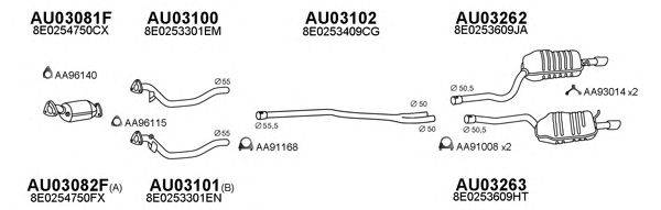 Система выпуска ОГ VENEPORTE 030163
