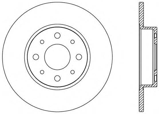 Тормозной диск OPEN PARTS BDR2564.10