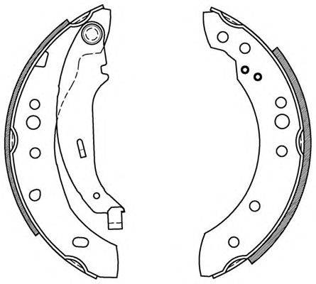 Комплект тормозных колодок OPEN PARTS BSA2078.00