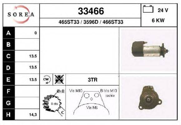 Стартер EAI 33466