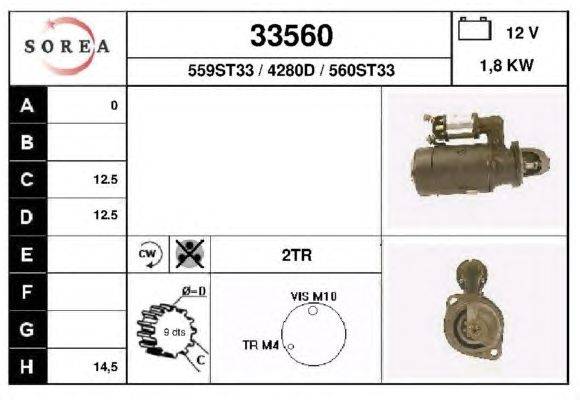 Стартер EAI 33560