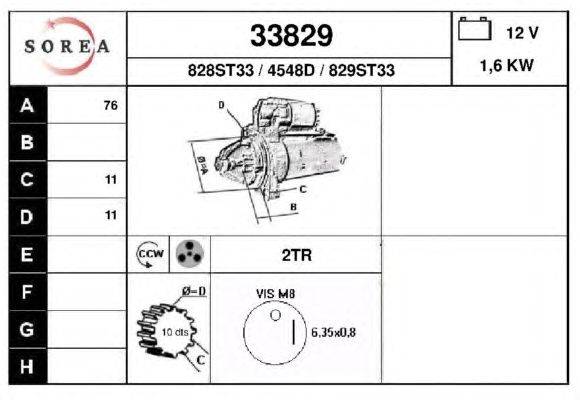 Стартер EAI 33829