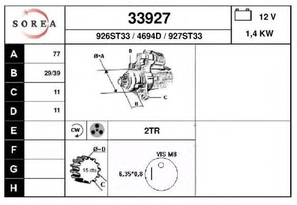 Стартер EAI 33927