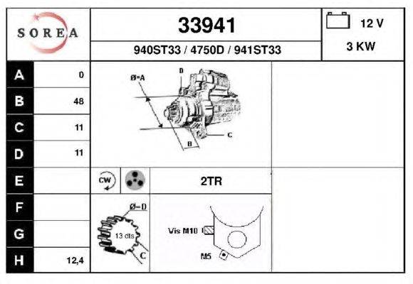 Стартер EAI 33941