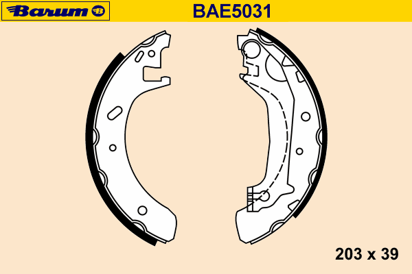 Комплект тормозных колодок BARUM BAE5031