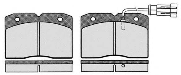 Комплект тормозных колодок, дисковый тормоз RAICAM 339.4