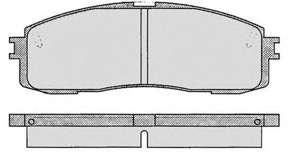 Комплект тормозных колодок, дисковый тормоз RAICAM 5660