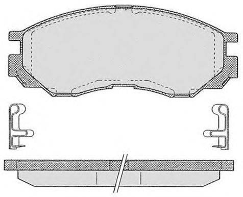 Комплект тормозных колодок, дисковый тормоз RAICAM 706.0