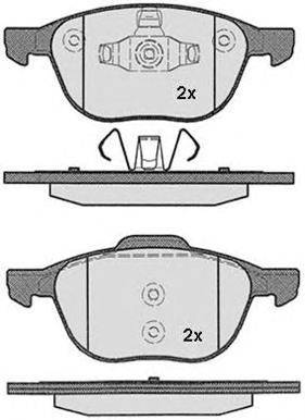 Комплект тормозных колодок, дисковый тормоз RAICAM 820.0