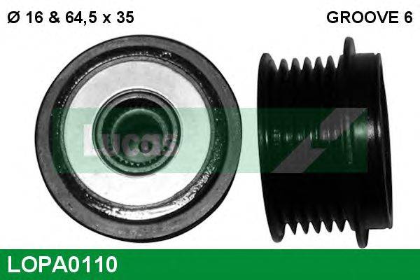 Механизм свободного хода генератора LUCAS ENGINE DRIVE LOPA0110