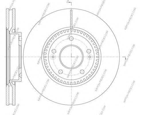 Тормозной диск NPS 0986479595