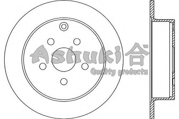 Тормозной диск ASHUKI 0993-2402
