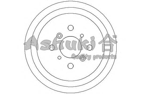Тормозной барабан ASHUKI 1020-7008