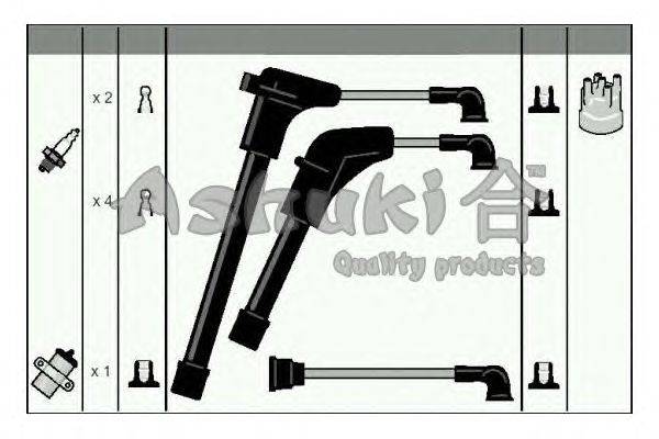 Комплект проводов зажигания ASHUKI 1614-8001