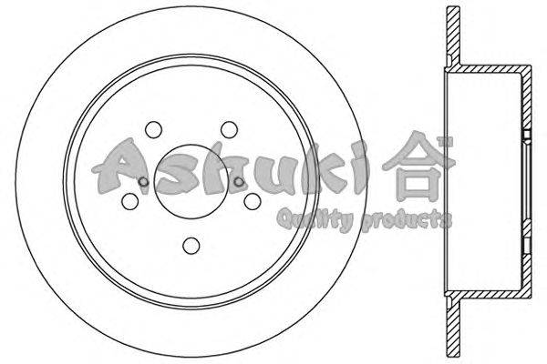 Тормозной диск ASHUKI S017-40