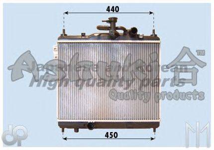 Радиатор, охлаждение двигателя ASHUKI Y55049