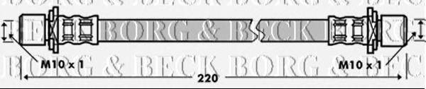 Тормозной шланг BORG & BECK BBH7330