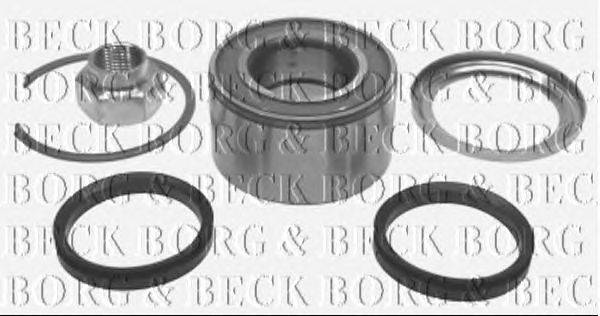 Комплект подшипника ступицы колеса BORG & BECK BWK060