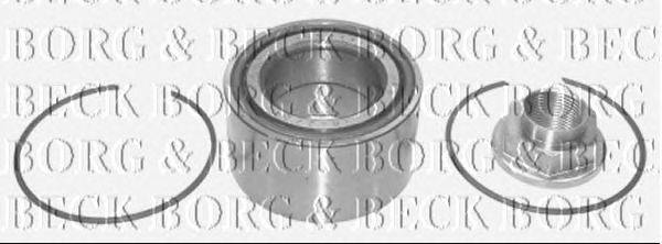 Комплект подшипника ступицы колеса BORG & BECK BWK109