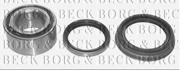 Комплект подшипника ступицы колеса BORG & BECK BWK336