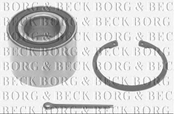 Комплект подшипника ступицы колеса BORG & BECK BWK451