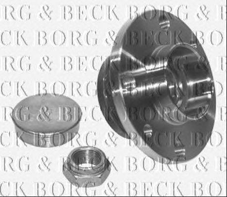 Комплект подшипника ступицы колеса BORG & BECK BWK715