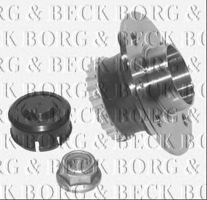 Комплект подшипника ступицы колеса BORG & BECK BWK796