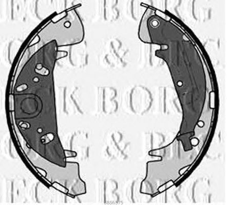 Комплект тормозных колодок BORG & BECK BBS6375