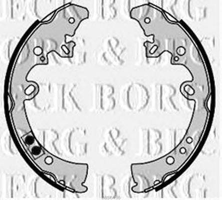 Комплект тормозных колодок BORG & BECK BBS6436