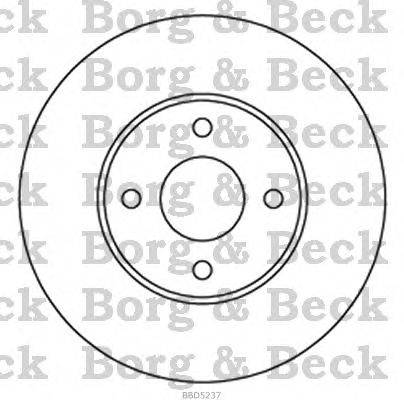 Тормозной диск BORG & BECK BBD5237