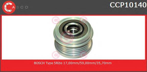 Ременный шкив, генератор CASCO CCP10140