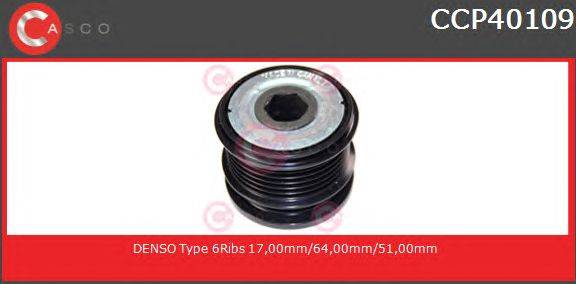 Ременный шкив, генератор CASCO CCP40109