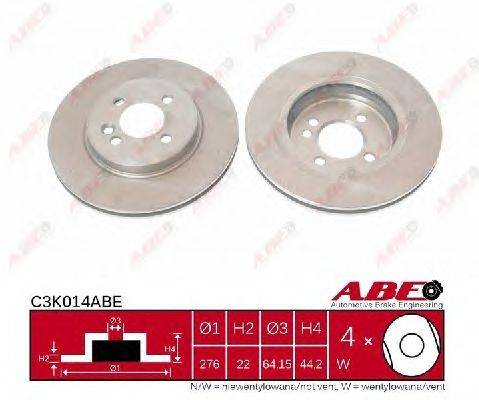 Тормозной диск ABE C3K014ABE