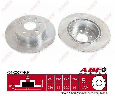 Тормозной диск ABE C4X007ABE