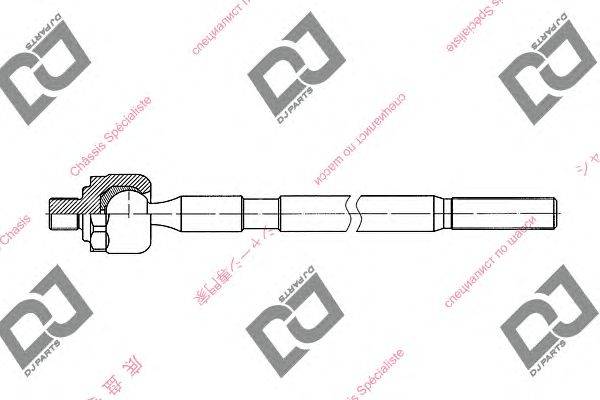 Осевой шарнир, рулевая тяга DJ PARTS DR1124