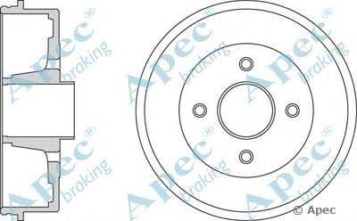 Тормозной барабан APEC braking DRM9911