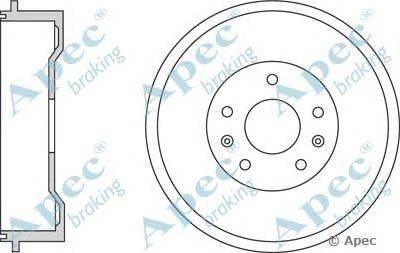 Тормозной барабан APEC braking DRM9955