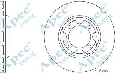 Тормозной диск APEC braking DSK140