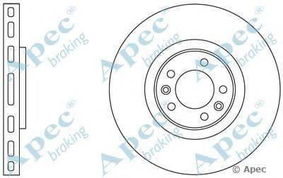 Тормозной диск APEC braking DSK2030