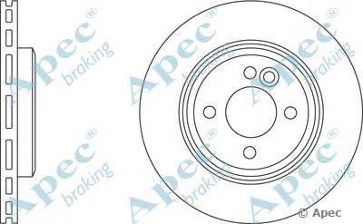 Тормозной диск APEC braking DSK2060