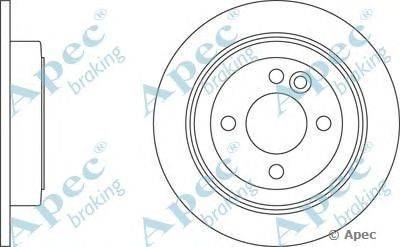 Тормозной диск APEC braking DSK2063