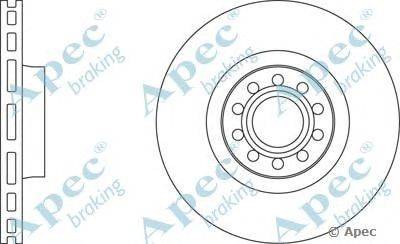 Тормозной диск APEC braking DSK2119