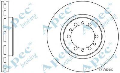 Тормозной диск APEC braking DSK2138