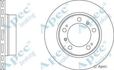 Тормозной диск APEC braking DSK2139