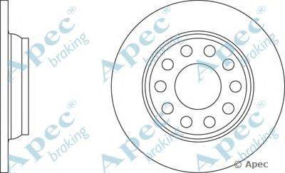 Тормозной диск APEC braking DSK2164