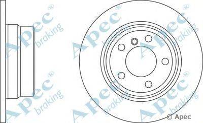 Тормозной диск APEC braking DSK2172