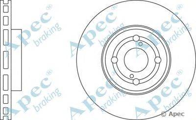 Тормозной диск APEC braking DSK2229