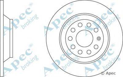 Тормозной диск APEC braking DSK2290