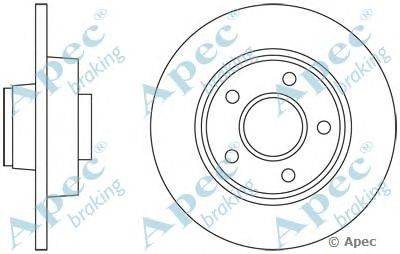 Тормозной диск APEC braking DSK2325